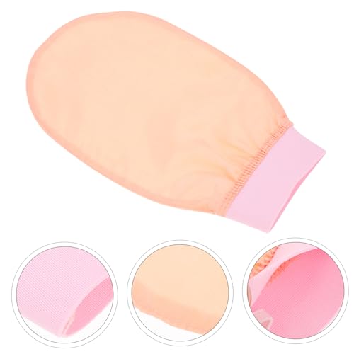 Image of Exfoliating Glove Body Washing Bathing Mitten Exfoliating Bath Glove Double Sided Exfoliating Mitt Shower Scrubber for Women Gentle Deep Cleansing Washable