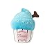Fuzzyard Blue Cupcake Dog Toy Small Plush with Squeaker Non Toxic Washable