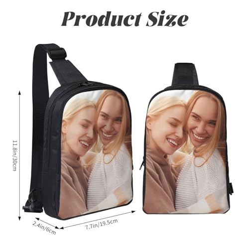 Custom Sling Bag Custom Bag Personalized Shoulder Daypacks Crossbody Bags Customize Image Logo Text Sling Shoulder Backpack3