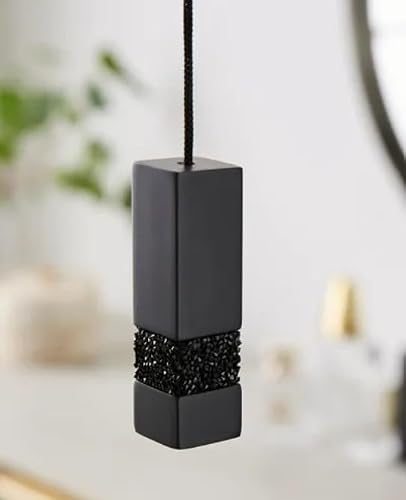 Image of New Sparkle Black Square Light Pull, Combining Functionality with A Sprinkle of Personality, A Sweet Addition to Your Home Decor, Ideal for Any Room, Easy to use, Making Light Switches Accessible