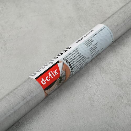 d-c-fix Vinyl wrap Concrete Stone Effect 90 cm x 2,1 m - Sticky Back Plastic roll for Furniture, Kitchen & cupboards - Contact Paper Sticker self Adhesive Film