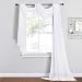 PONY DANCE Cortinas Visillos Blanco Decor Ventanas - Pañuelo Largo Diseño Moderno...