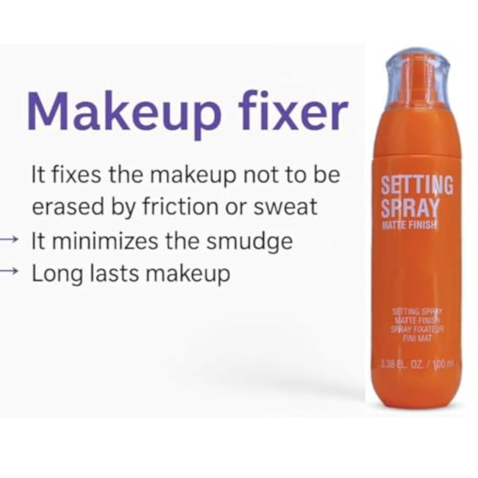 Magic Huda Makeup Fixer Setting Spray, Long-Lasting