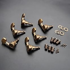 Mécanique pour guitare classique mécanique plaqué en bronze Clés pour accorder un trou unique pour guitare classique 6R Mécanique pour guitare classique Clés pour réglage pour guitare classique - Les Beatles, Paul McCartney, John Lennon, RIngo Starr, George Harrison Mécanique pour guitare classique mécanique plaqué en bronze Clés pour accorder un trou unique pour guitare classique 6R Mécanique pour guitare classique Clés pour réglage pour guitare classique – Image 6
