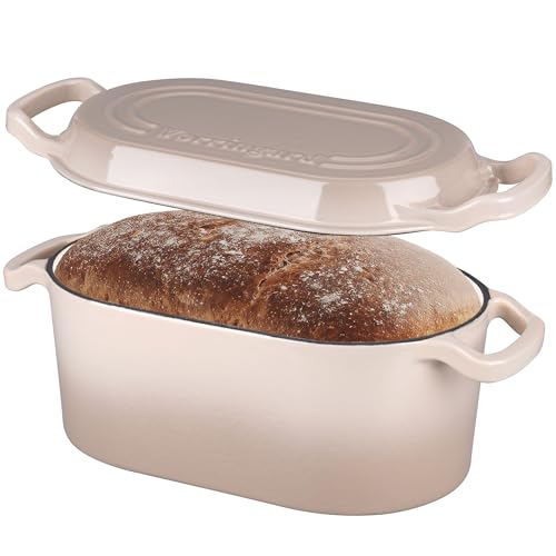Best Dutch Oven for Bread Baking: Our Top Picks 3 VORRINGARD Oval Dutch Oven Pot with Lid