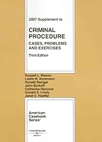 Criminal Procedure: Cases, Problems and Exercises, 3rd Edition, 2007 Supplement (American Casebook) 0314180052 Book Cover
