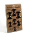 AppleCore Cable Organizer 7 Pack All Black