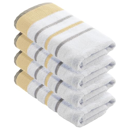 Great Bay Home Decorative Hand Towel Set - Cotton 4