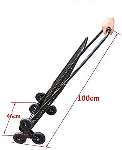 QHYTL Einkaufstrolley Multifunktions-Einkaufswagen Fashion Folding Trolley Trolley ist Nicht leicht zu verformen und… – Bild 3
