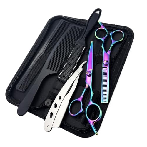 Ciseaux coiffure amincissants professionnels 6,5 pouces et outils de coupe