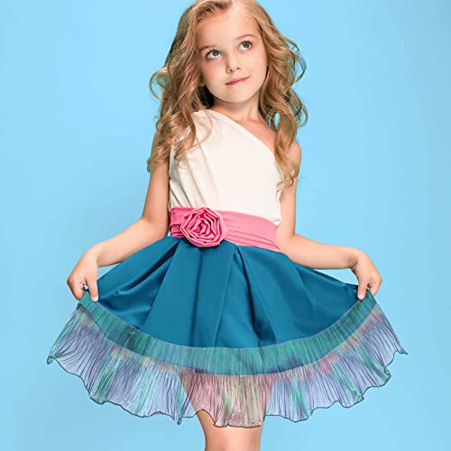 OIIKI Ruffle Pleated Organza Lace Trim, 5 Yards Green, Perfect for Craft Sewing, Wedding Decoration, and Costume Design