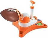 All Pro Passer Robotic Quarterback Football Launcher Toy Set, Orange and White, Includes Football and Pump, Sports Training Game