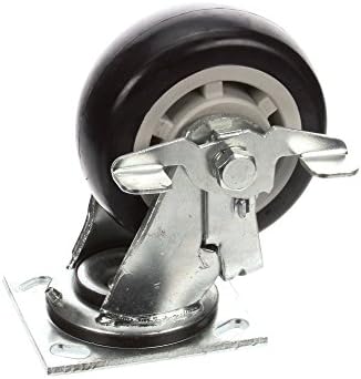Food Warming Equipment CSTR52-SB-PPF 5" Swivel Brake Caster Ez Roll