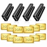 4PCS Ceiling Fan Balancing Kit, Universal Self-Adhesive Metal Weights & Fan Balance Clips for Correcting Wobbly Fans, Fan Blade Balancing Tool Kit for Most Ceiling Fans, Fan Repair Balancing Parts