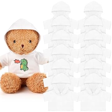 blank stuffed animals for embroidery
