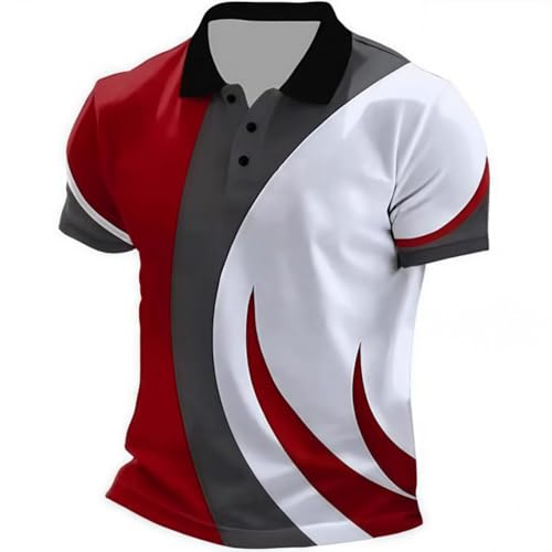 Polo d'été de tennis respirant pour homme, haut anti-transpiration