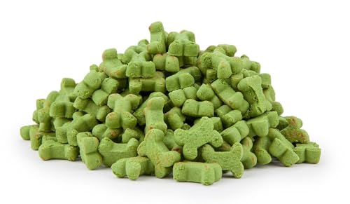 HAPPET® Leckereien für Hunde DB07 - Pfefferminzkekse mit 500g Würfel - Frischer Atem und gesunde Zähne - leckere Bisse für Hunde aller Rassen - Ideal zum Belohnen und täglichen Gebrauch