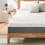Puzdaz 12 Inch Queen Mattress, Gel Memory Foam Mattress for Pressure Relief,Bamboo Fiber Washable Removable Cover for Fresher Sleep