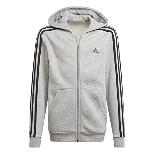 Veste zippée adidas B 3s Fz HD maillot de survêtement fille avec capuche