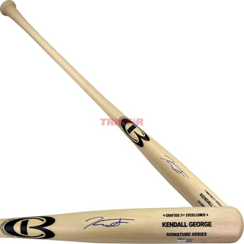 Kendall George Signed Autographed Cooperstown Signature Model Bat TRISTAR