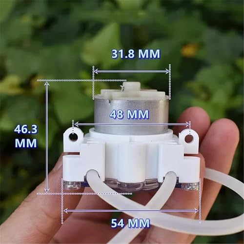 Bomba peristáltica de CC 6V-12V pequeña ideal para la automatización del riego de plantas 6