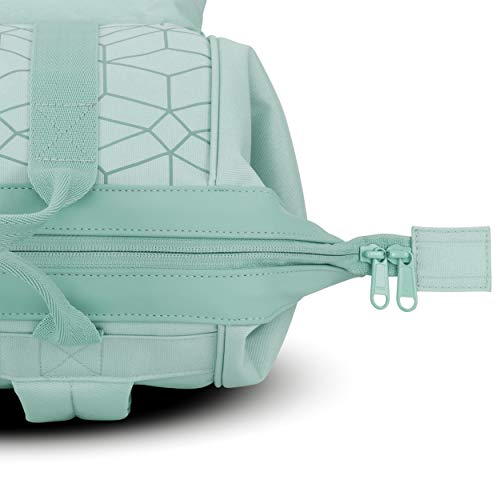 Mochila LARKSON para Mujer Mint No 5, Mochila Grande para la Escuela, la Universidad, el Ocio, Compartimento para portátil de 15,6 Pulgadas, Repelente al Agua