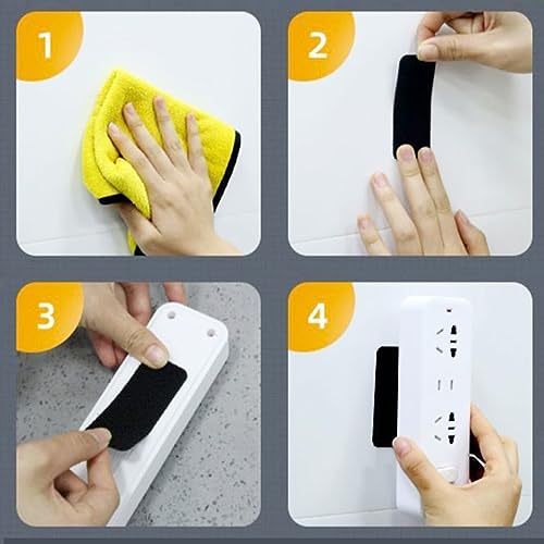 20-Piezas-10-Pares-Belcro-Adhesivo-Doble-Cara-FuerteBelcro-Adhesivo-FuerteBelcro-Adhesivo-Doble-Carapara-el-HogarOficinaAutomovilEscuelaRectangulaReutilizableNegro310cm