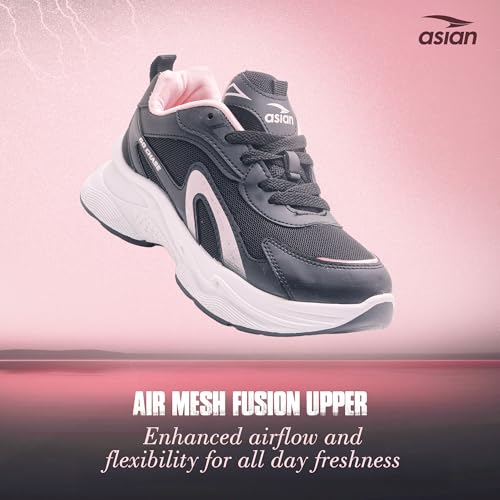 Image of ASIAN Aroma-12 Women's Sneakers | Lightweight Casual & Sporty Shoes for Walking, Gym Memory Foam & Anti-Slip Sole