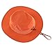 Connectyle Unisex Outdoor UPF 50+ Fishing Sun Hat Breathable Quick Dry Hat Summer Beach Hat Orange