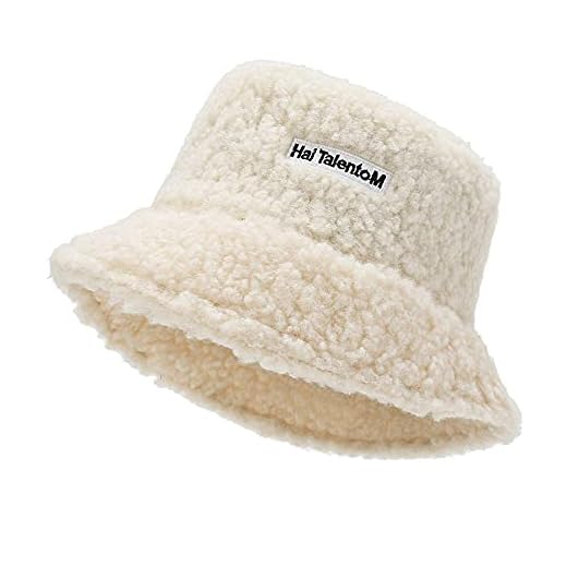 WSMYG Mode Damer Varm Bucket Hat Dam Höst Och Vinter Utomhus Panama Fiskar Hatt Dam Hatt Onesize Beige