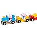 BRIO World Peppa Pig Train - 6-Piece Wooden Toy Train Playset with Peppa & George Figures - Works with All World Railway Sets - FSC-Certified - Imaginative Play for Kids Ages 3 & Up
