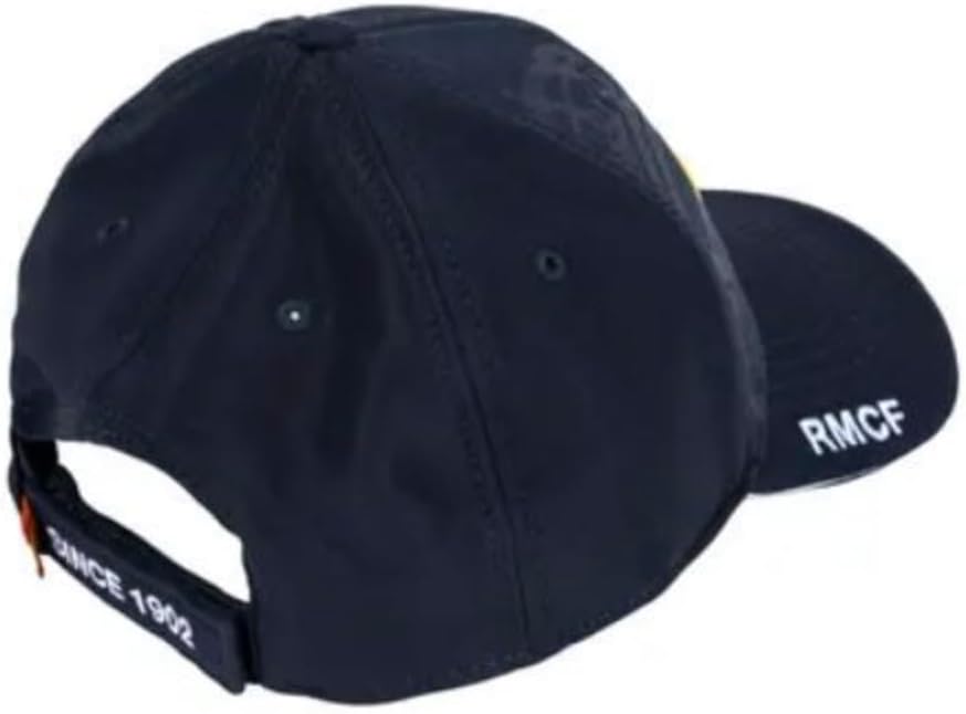 Real Madrid Cap, Navy - White Colors. Soccer Cap for Adults. Real Madrid Caps. Officially Licensed Real Madrid Adjustable Caps. RM hat.