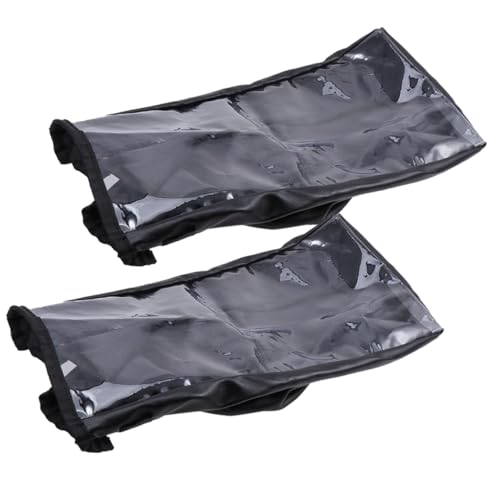 NOLITOY 2pcs Electric Wheelchair Controller Cover Waterproof Shield for Power Wheelchair Joystick Black