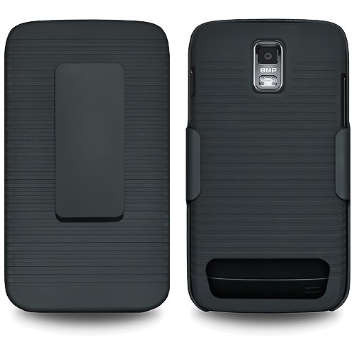 Amzer AMZ93565 Shellster Case Cover for Samsung Galaxy S II Skyrocket SGH-I727 - 1 Pack - Retail Packaging - Black