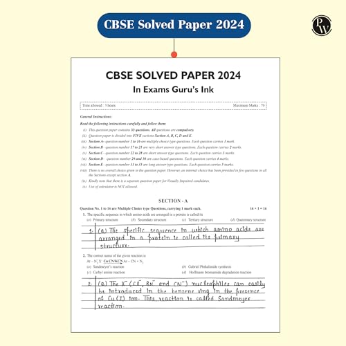 PW CBSE | Class 12 | 15 Sample Question Papers Physics, Chemistry & Biology Combo Set of 3 Books For 2025 Exam [Paperback] PW