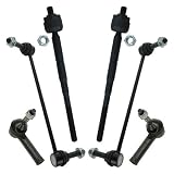 Replacement Front 6 Piece Steering and Suspension Kit fits Lincoln MKT 2010-2016...