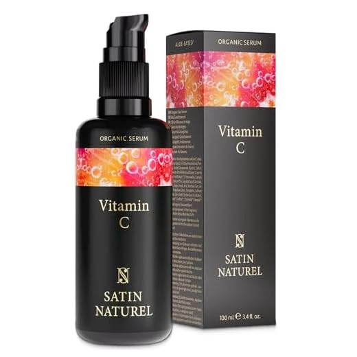 100ml - Serum Vitamina C con Serum Acido Hialuronico - Serum Antimanchas Illuminador para el Rostro Contorno de Ojos y el Escote - Vitamina C Serum Facial Skincare - Satin Naturel