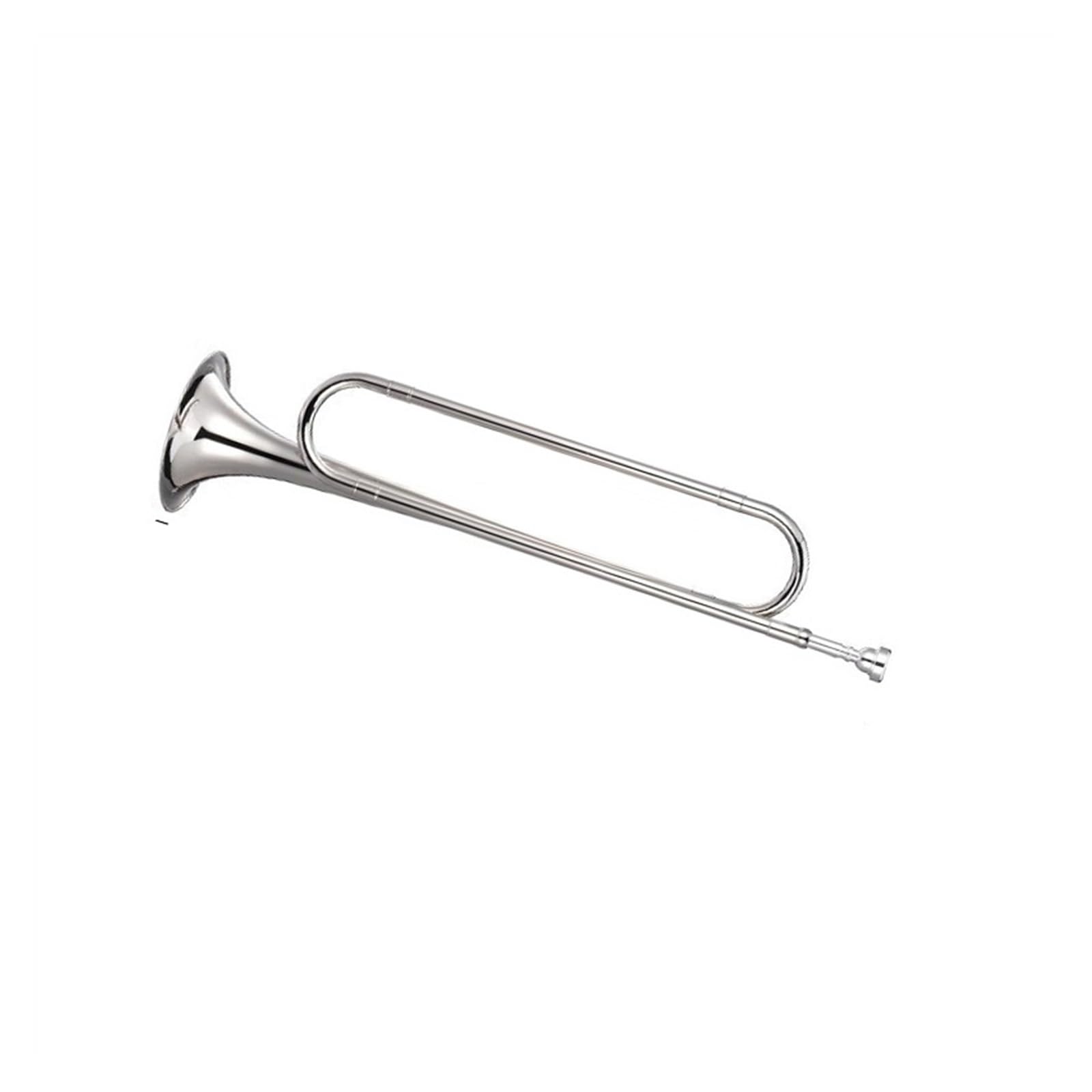trąbka instrument Trąbka młodzieżowa Trąbka Juvenile Horn B płaska 160 srebrna ze standardowym ustnikiem