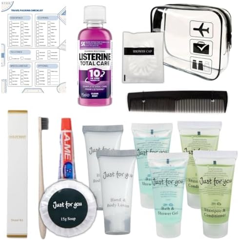 Travel Toiletries Set for Men & Women, Mini Travel Toiletries, Hospital ...