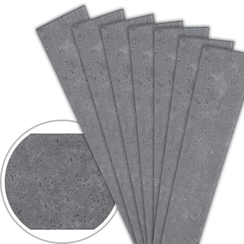 6m² / 36 Stück Deckenplatten Deckenpaneele Deckenverkleidung Beton Optik Betonlook Polystyrol XPS Imitat Wandpaneelen P42 Styropor 100x16,7cm