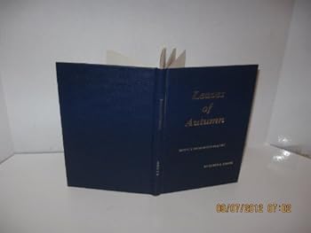 Hardcover Leaves of Autumn ...(Mostly Humorous Poetry) Book