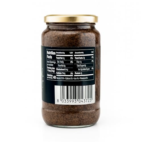 Sanniti Italian Premium Black Truffle Sauce Salsa Tartufata, 17.6 oz (500g)