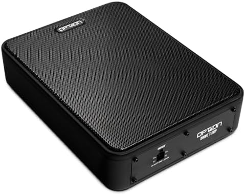 Option DRIVE7.6UP Subwoofer pasivo, subwoofer compacto ultraplano...