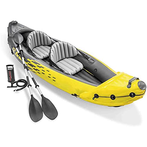 Completo: kayak gonfiabile con tutto il necessario per iniziare, un set completo per tutte le età e livelli di fitness. Con pompa, pagaia e zaino. Tutto a portata di mano in ogni momento.