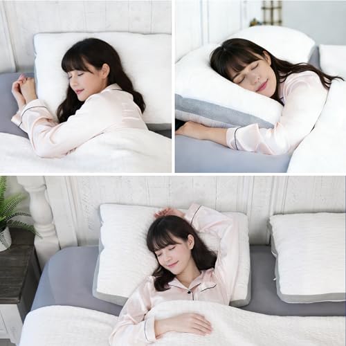ACCURATEX Standard Pillows Set of 2, Shredded Memory Foam Fill - image 5