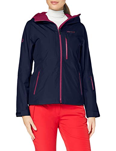 Marmot Wm's Lightray Jacket Chaqueta para la Nieve rígida, Ropa de esquí y Snowboard, Viento, Resistente al Agua, Transpirable, Mujer, Arctic Navy, XL
