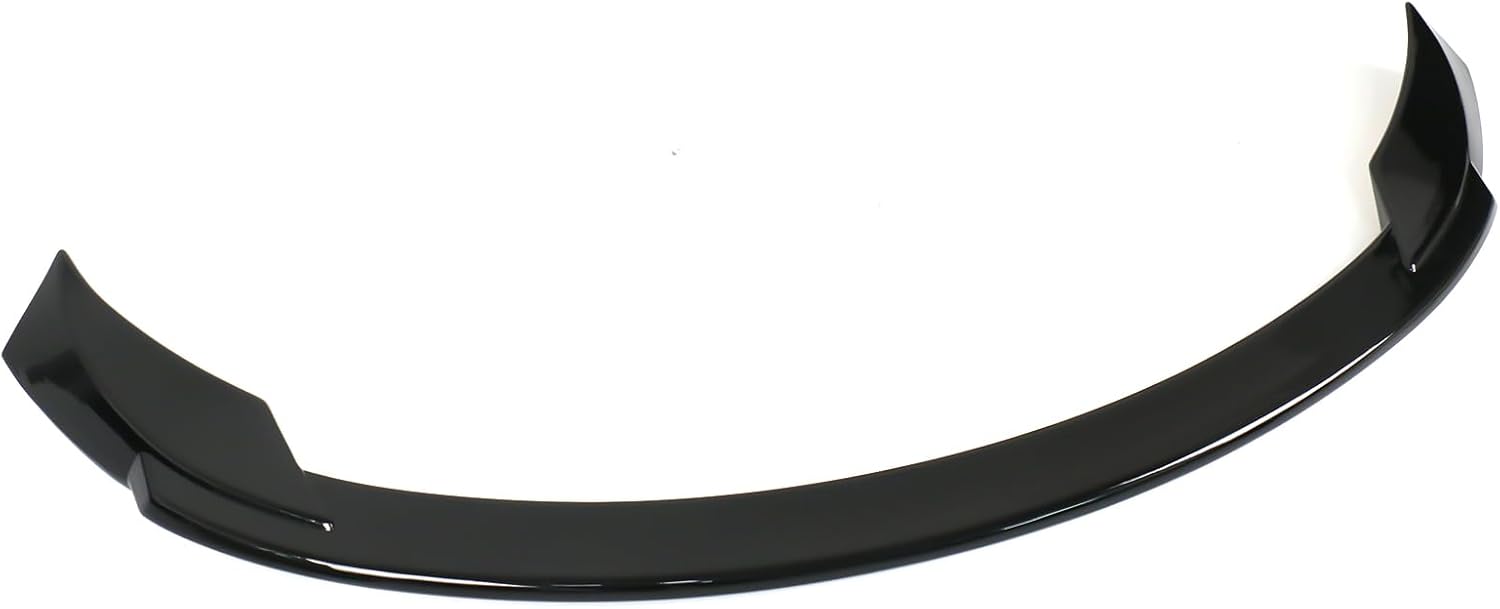 IKON MOTORSPORTS, Trunk Spoiler Compatible with 2017-2025 Tesla Model 3, Sport Style Gloss Black Blow Molding ABS Plastic Rear Trunk Lid Spoiler Wing Lip