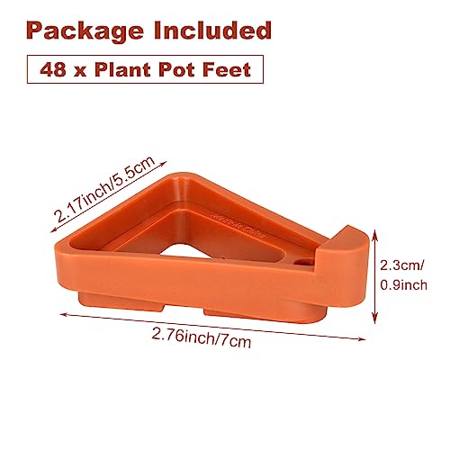 LOLYSIC 48Pcs Plant Pot Feet - Image 2