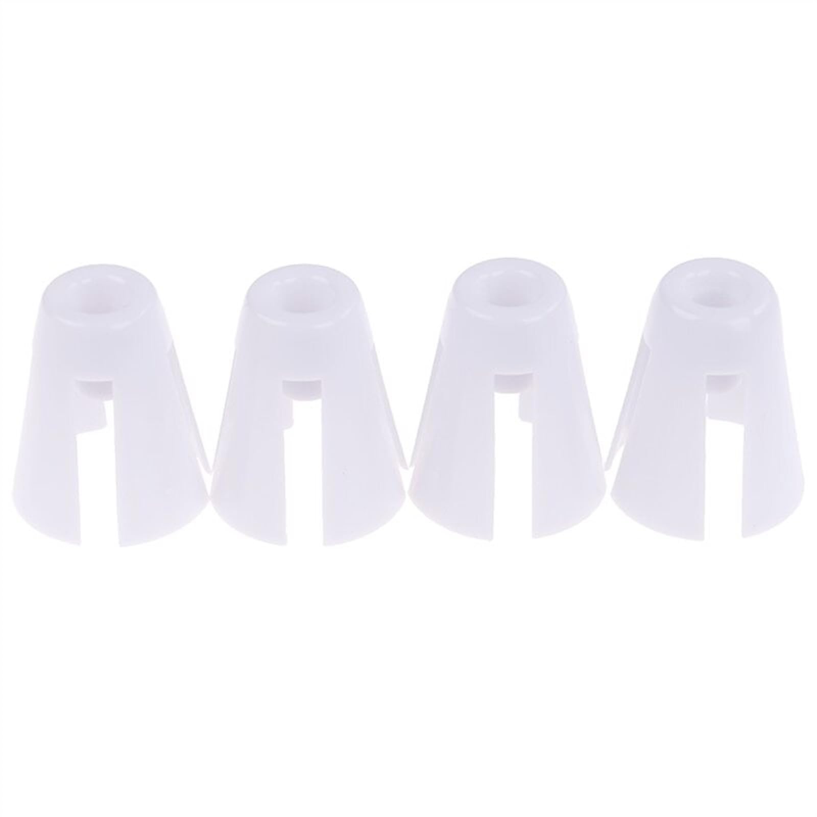 4pcs/Set Thread Spool Cone Holder Overlocker Serger Sewing Durable Plastic White Sewing Tool Accessories 3.2cm X 3.8cm