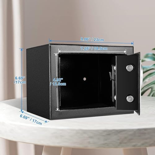 Dotpot Small Electronic Safe/Safe Locker/Safe Box/Electronic Safe Lockers for Home and Office Size- (23X17X17) cm Multicolor